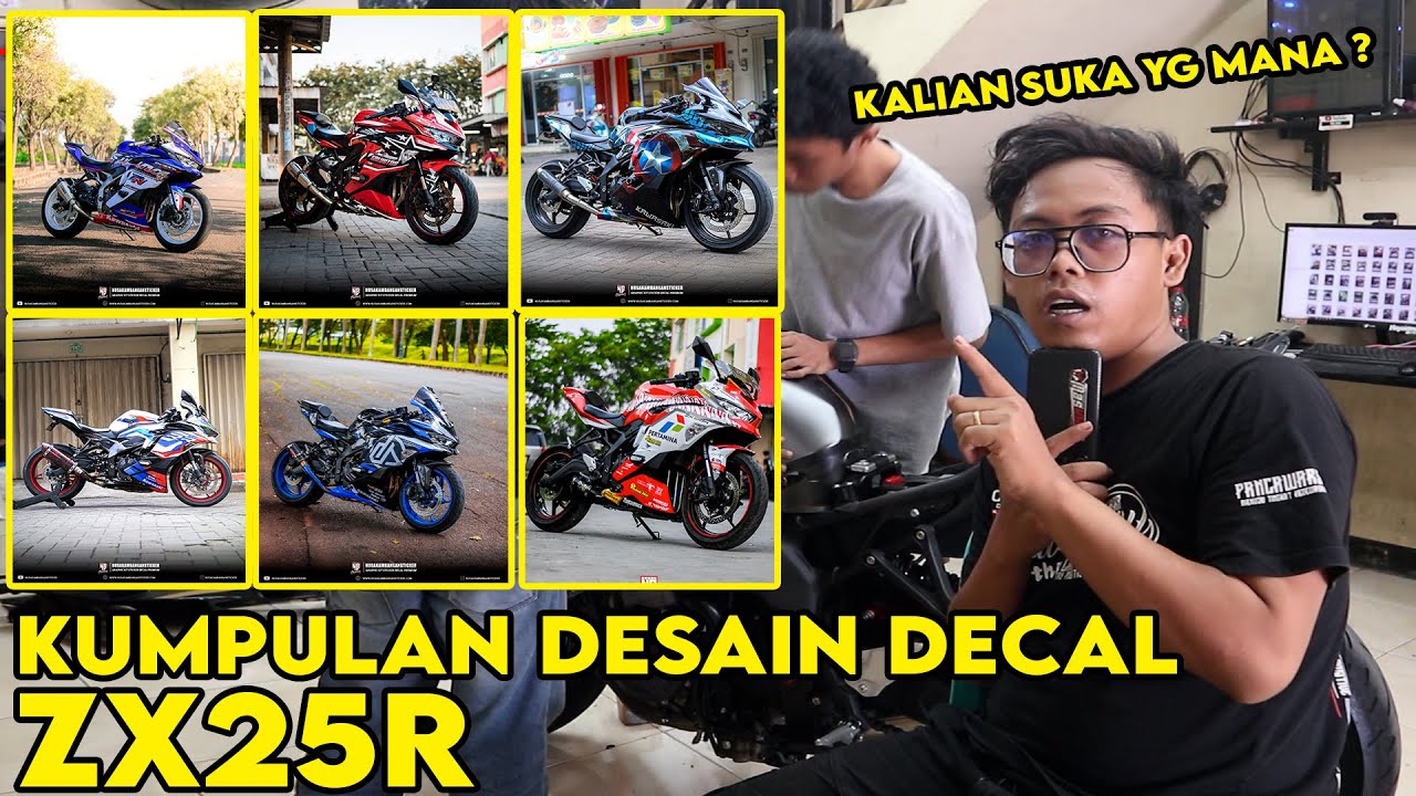 KUMPULAN DESAIN ZX25R INSPIRASI DECAL TERBAIK NUSAKMBANGANSTICKER