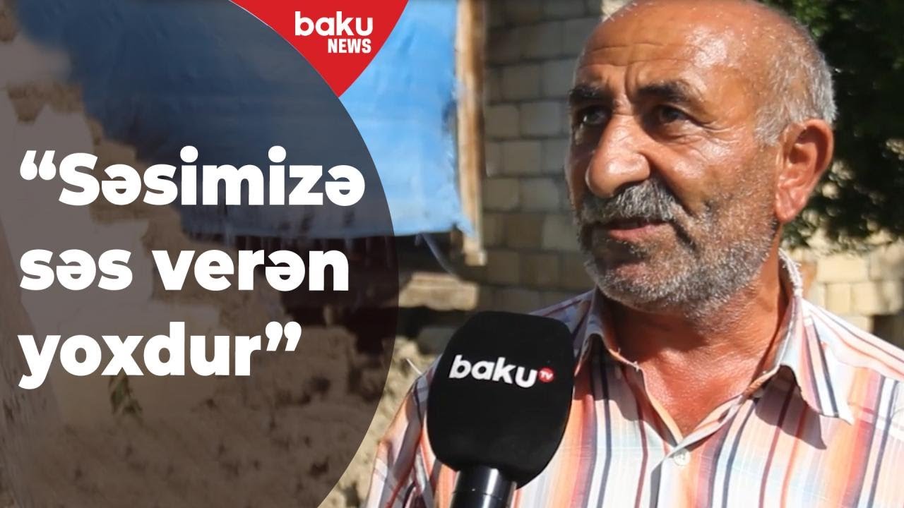 Evi başına uçan Ağsu sakinləri - Baku TV