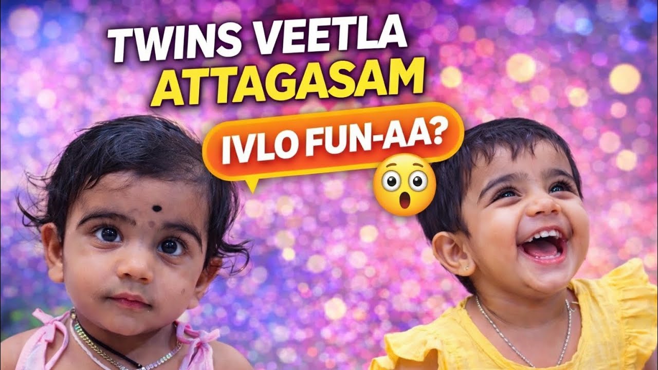 Twin Babies Sambavam 😂 | Veetla Ivlo Fun-aa? Full Family Laughs