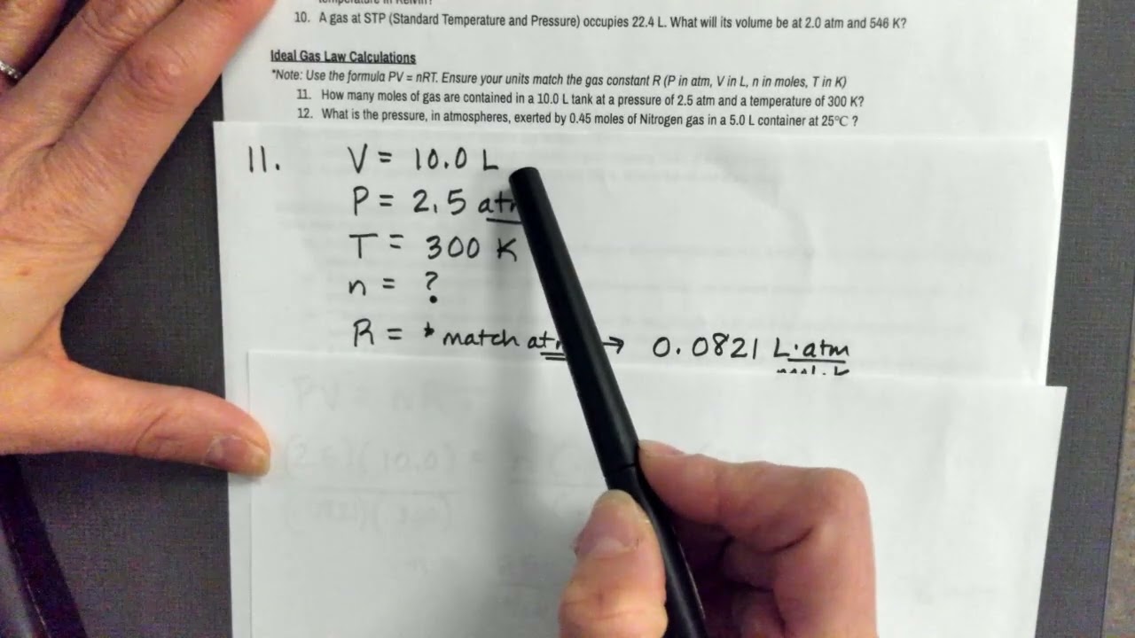 Notes 8.3- Ideal Gas Law