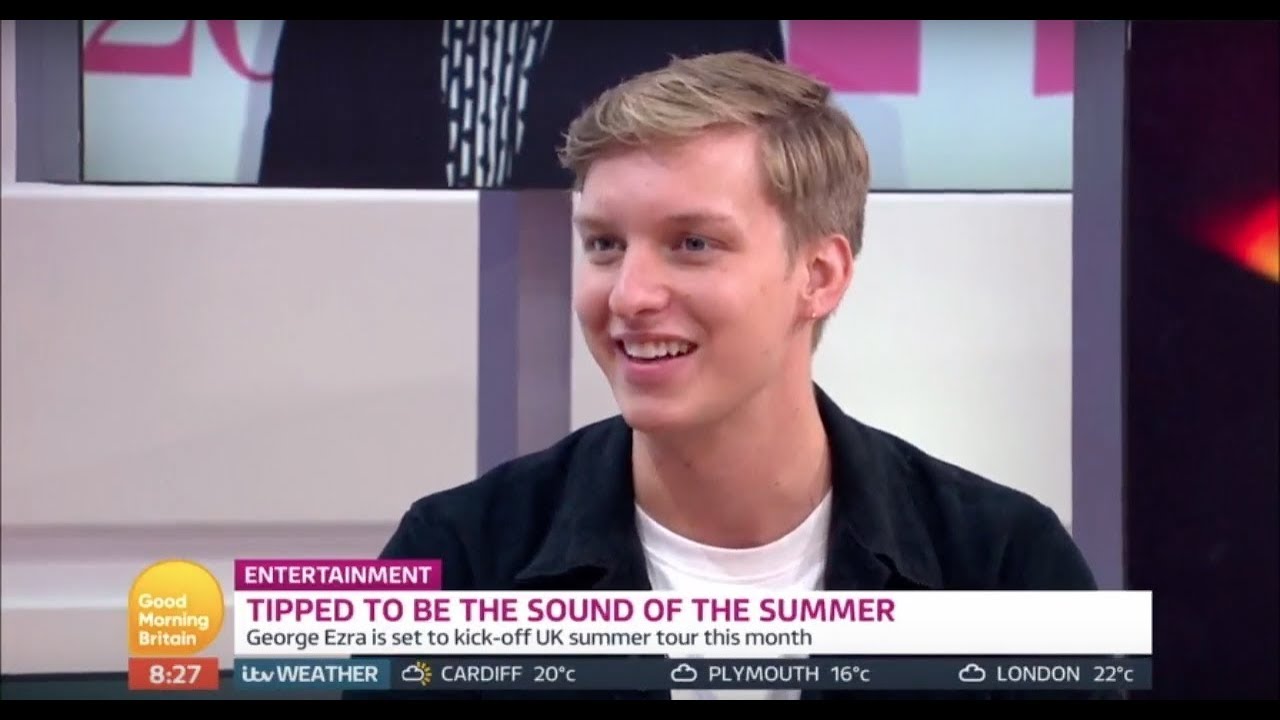 george ezra interview on good morning britain june 1st, 2018