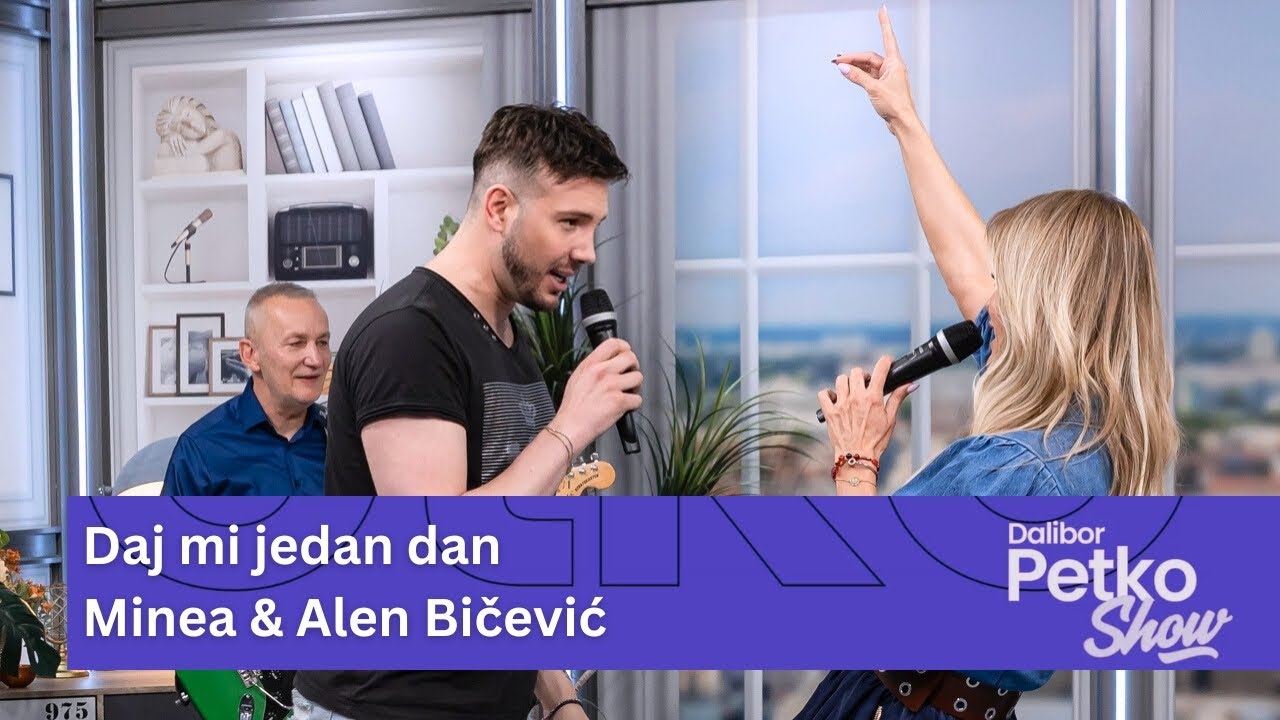 Alen Bičević & Minea - Daj mi jedan dan | Dalibor Petko Show | CMC TV