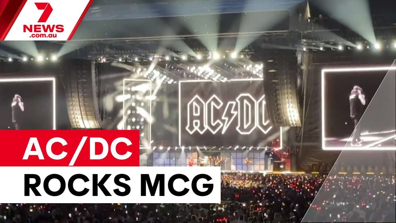 AC/DC rocks Melbourne in triumphant MCG homecoming | 7NEWS