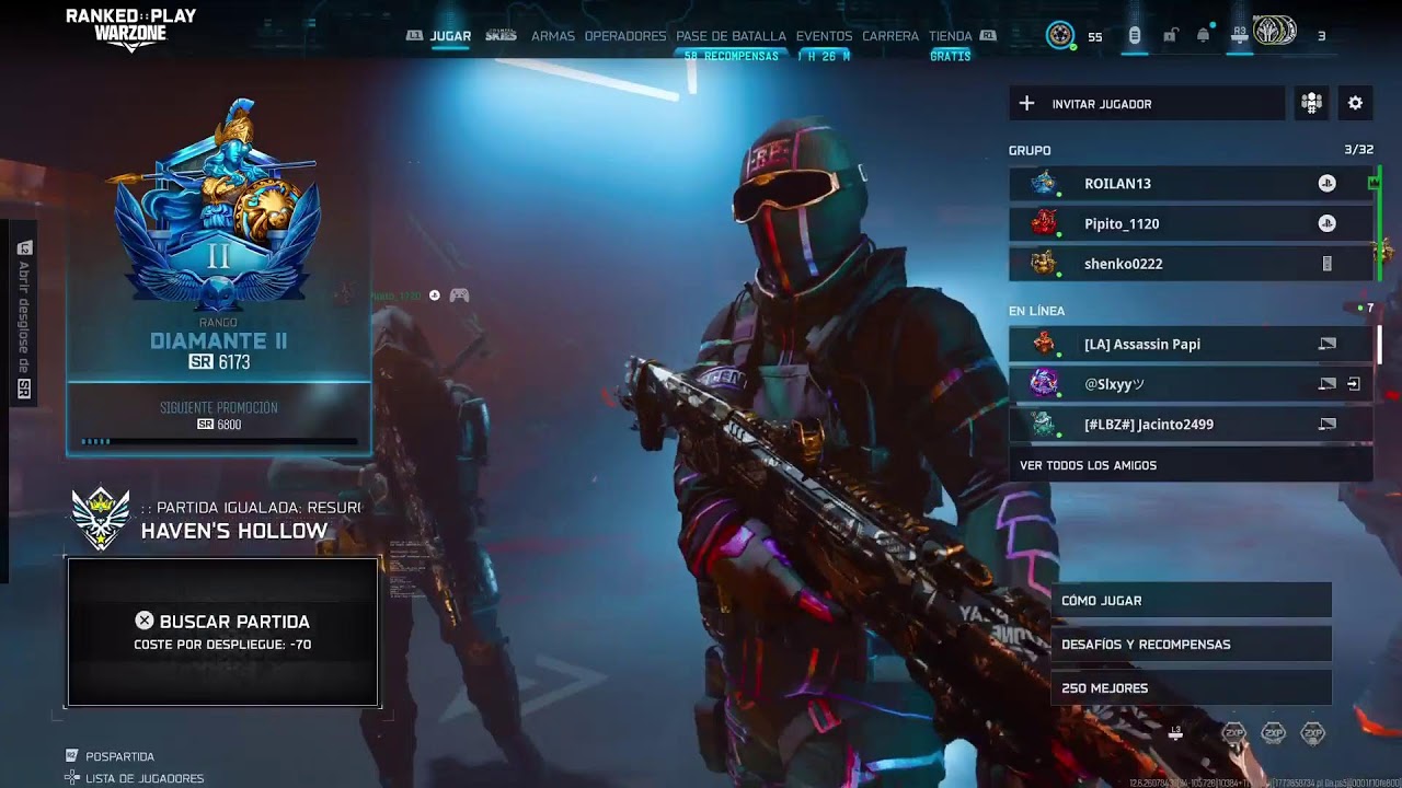 🔥RANKET! BOOST! Resurgimiento Warzone🔥