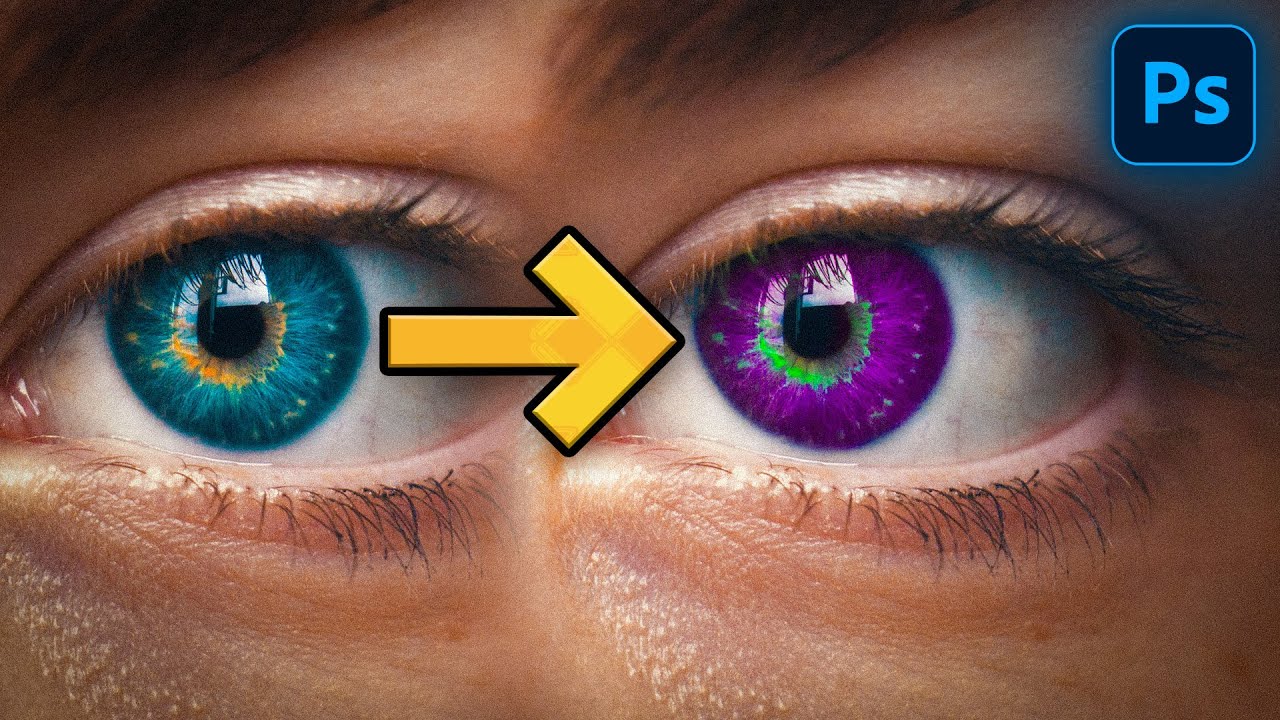 Mude a cor dos olhos em 3 minutos no Photoshop!