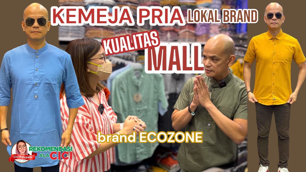KEMEJA PRIA KUALITAS MALL !! BRAND LOKAL by ECO ZONE #kemejapria #fashionpria #grosir #kurta #kemko