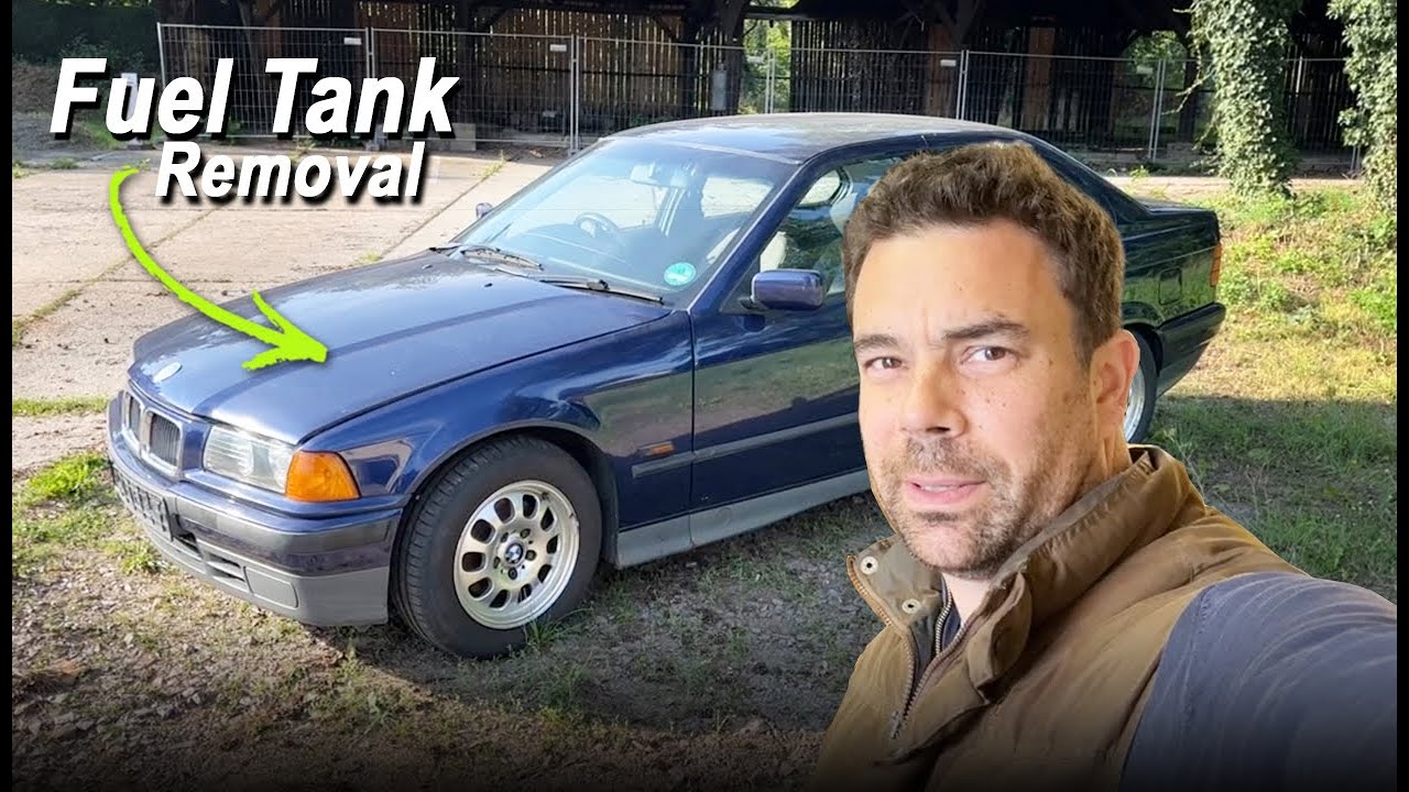 Реставрация BMW E36 - Снятие топливного бака и тормозных магистралей - Часть 5
