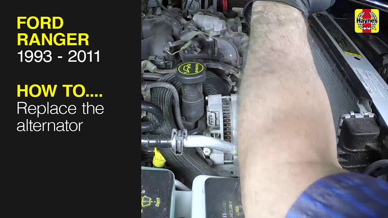 How to  Replace the alternator on the Ford Ranger 1993 to 2011