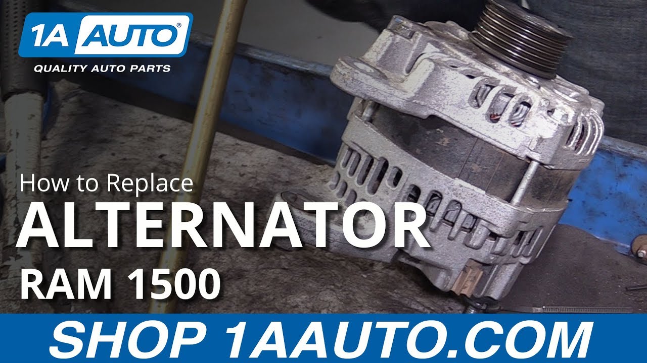 How to Remove Alternator 09-19 Ram 1500