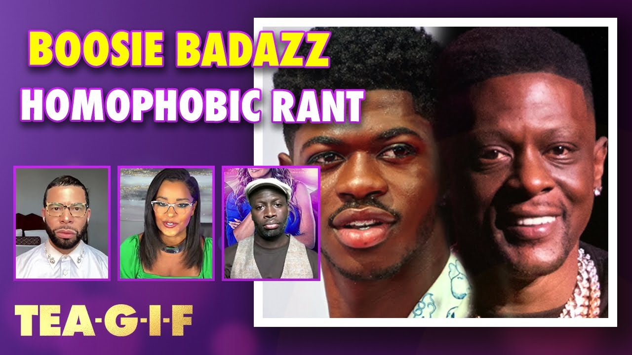 Lil Nas X's dad Responds to Boosie Badazz's Distasteful Tweets!? | Tea-G-I-F