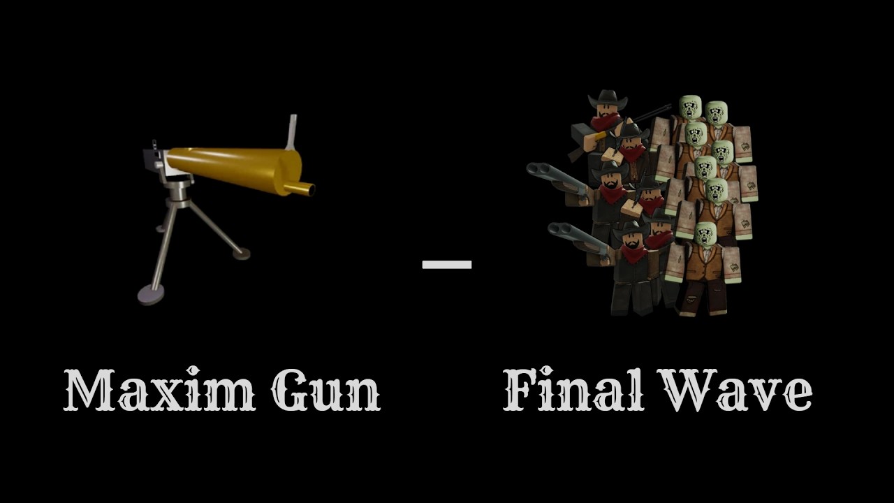 solo final battle using the town's maxim (and vampire knife)