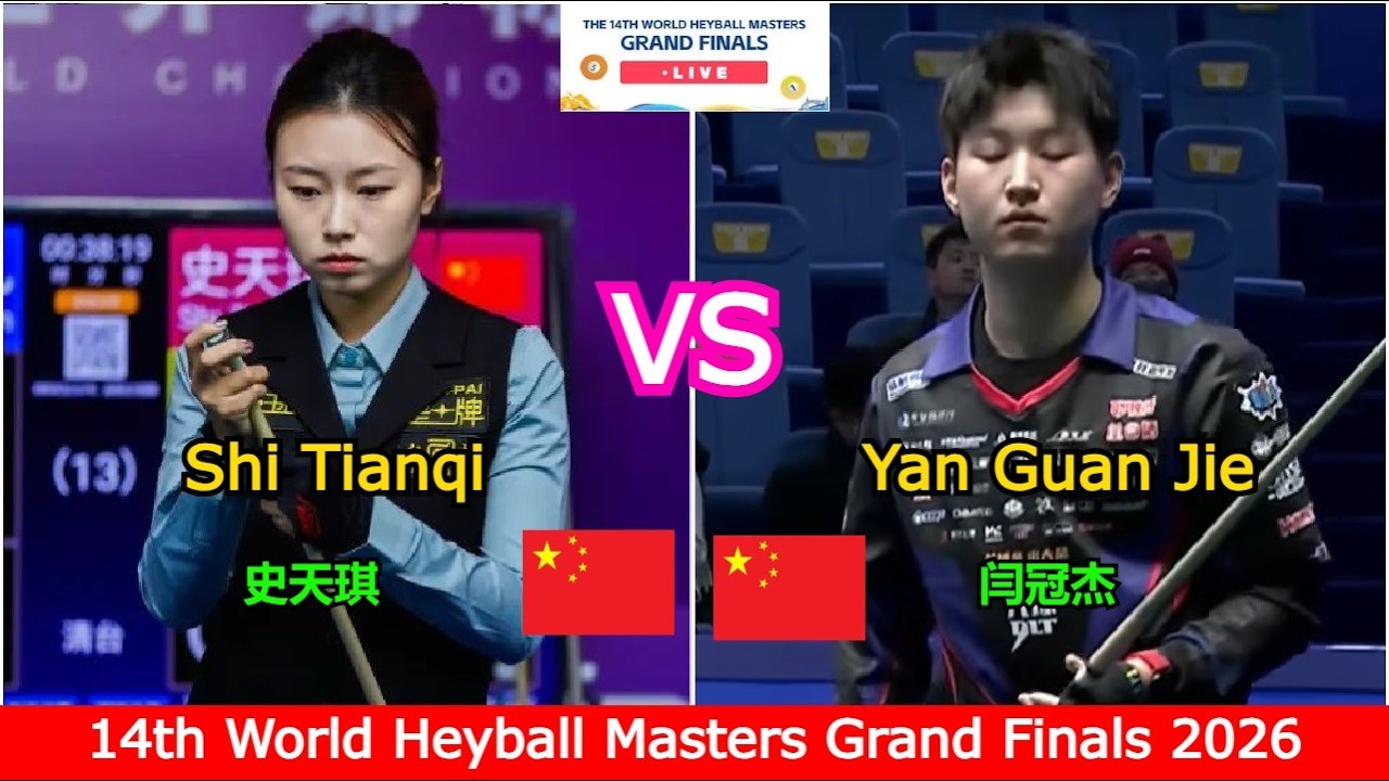 Shi Tianqi 🆚️ Yan Guan Jie | 14th World Heyball Masters Grand Finals 2026