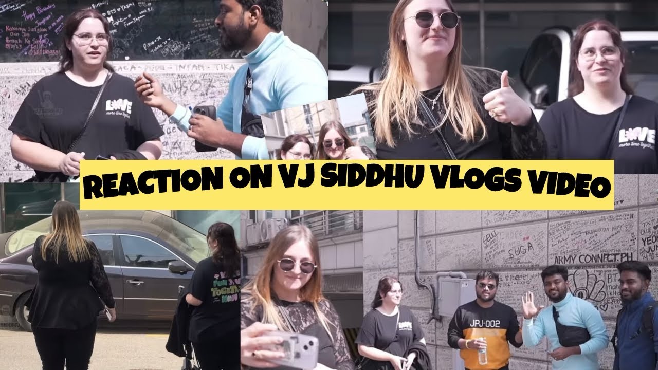МЫ РЕАКЦИРУЕМ НА ВИДЕО VJ SIDDHU VLOGS🥰