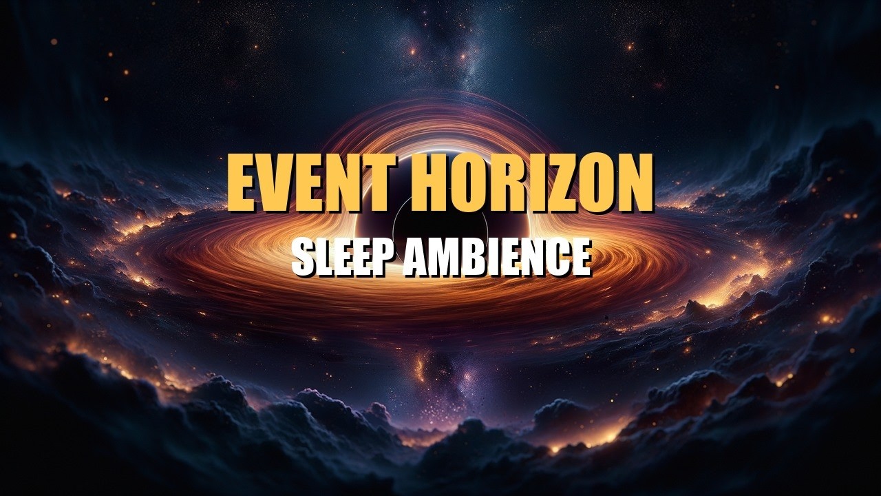 Event Horizon Sleep Ambience – Deep Space Tones & Frequencies | 2+ Hours | Sleepy Physics Lab