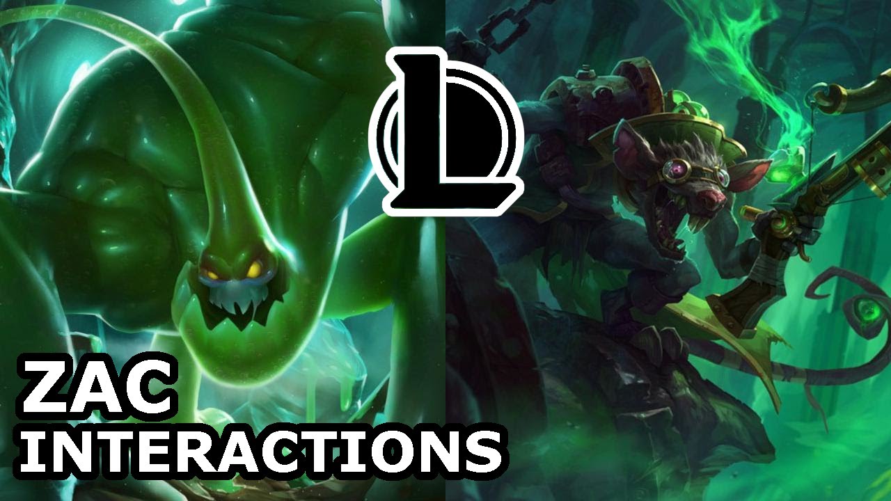 Zac Interactions with Other Champions | A WEAPON, AN EXPERIMENT? | League of Legends Quotes