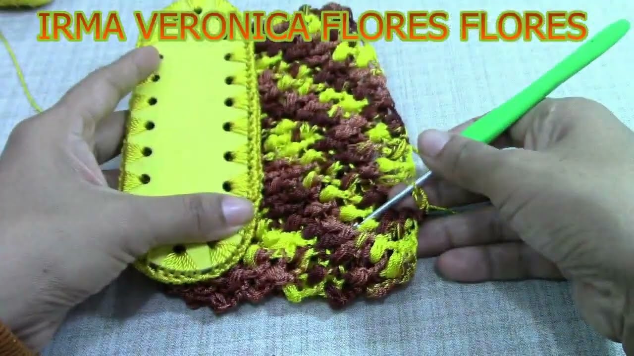 BOLSO EN CROCHET LINDO Y FÁCIL.