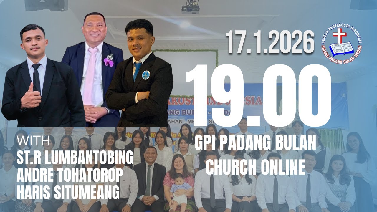 IBADAH MINGGU RAYA GPI SIDANG PADANG BULAN  - MEDAN 18 JANUARI 2026