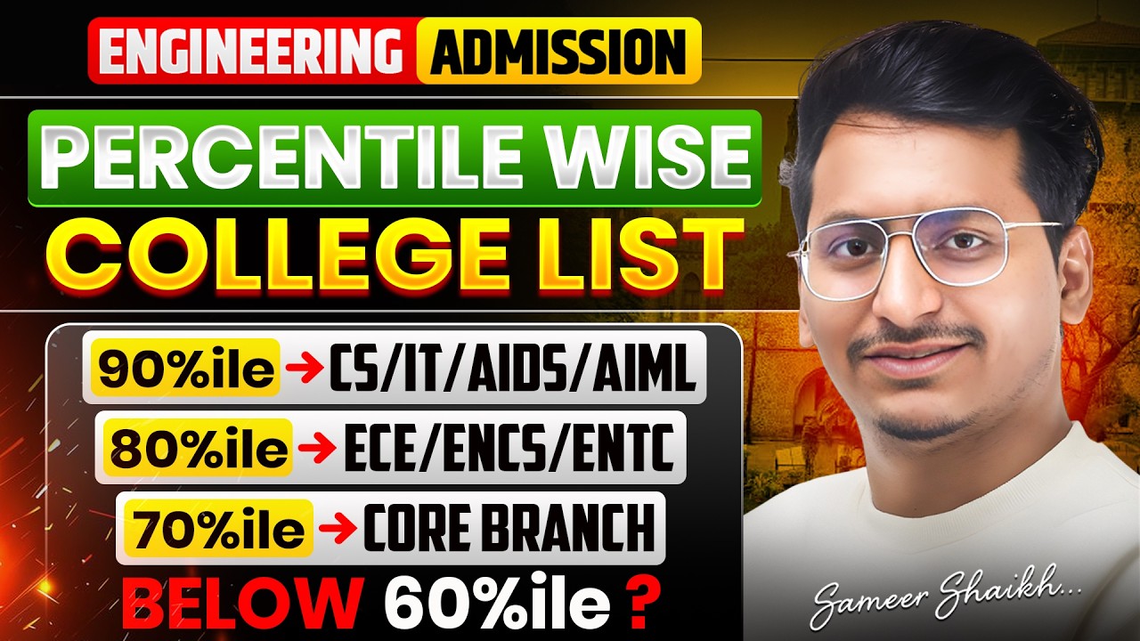 How to Make College List Percentile Wise?🤔|Wrong List = No Allotment in Cap Round 1🛑|Option Form