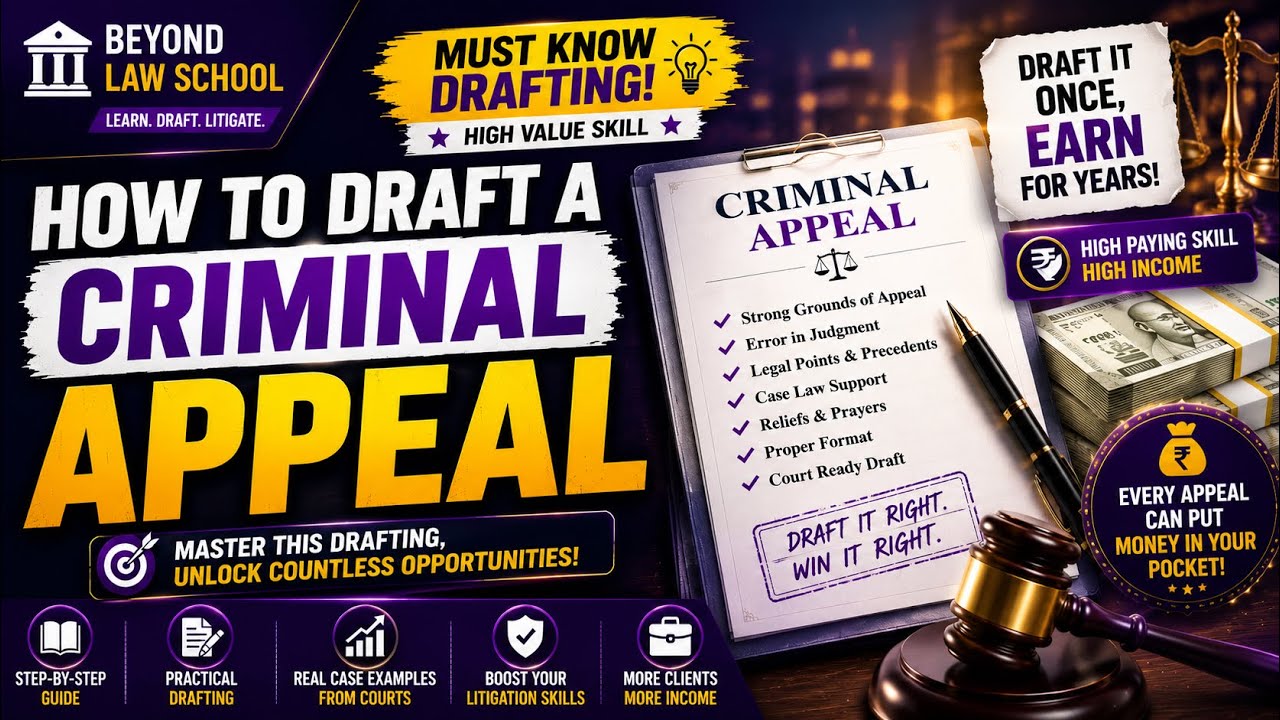 How to Draft a Criminal Appeal 
