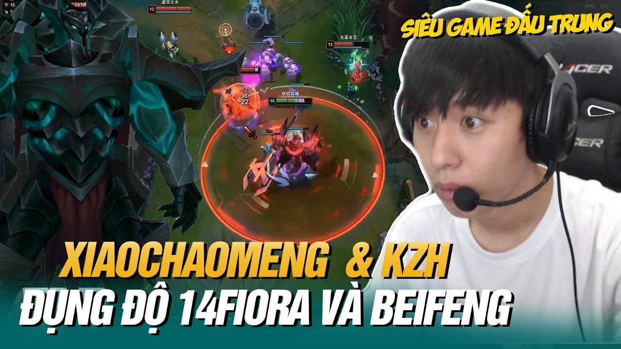 TRẬN ĐẤU TOÀN SAO TẠI MÁY CHỦ SIÊU CẤP TRUNG QUỐC KHI XIAOCHAOMENG VÀ KZH ĐỤNG ĐỘ 14FIORA VÀ BEIFENG