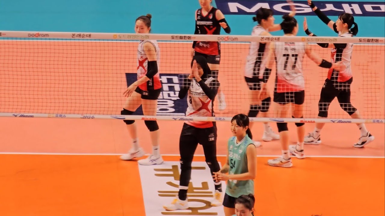 [3set][23/24-여자배구][5R] GS-Caltex VS 정관장RedSparks
