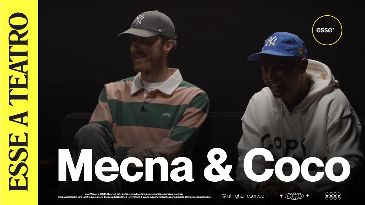 Mecna & CoCo raccontano “BROMANCE” in teatro ad Antonio Dikele Distefano | ESSE A TEATRO