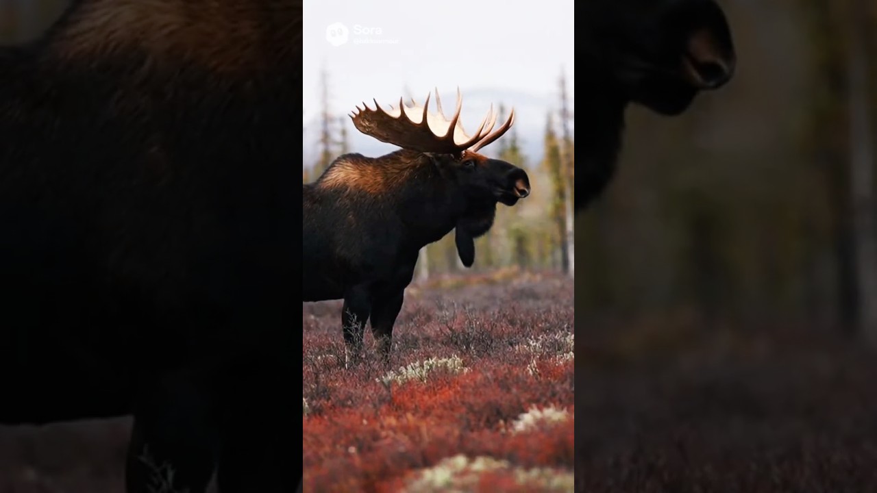 Moose Bull hunt slow fall