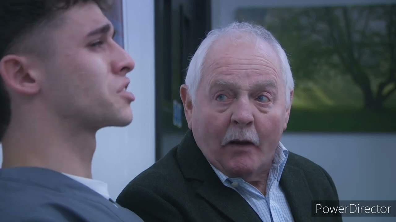 Emmerdale - Eric Comfort Jacob At The Hospital (20th February 2025)