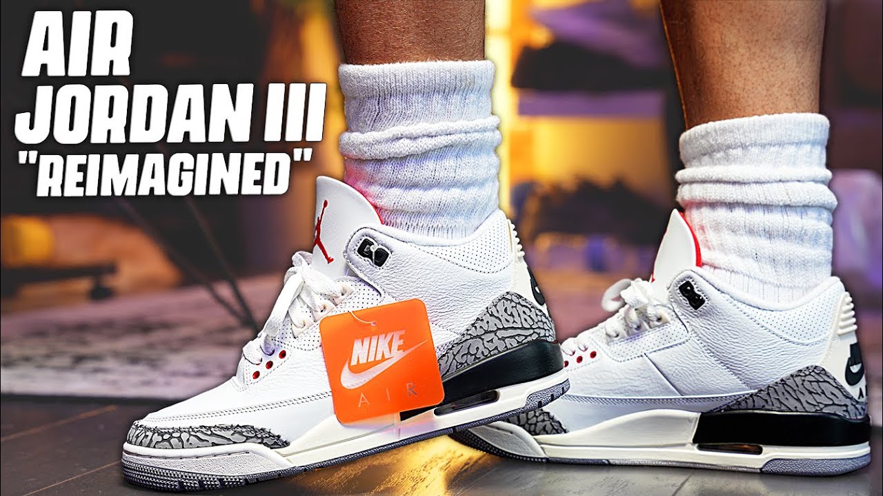 Кроссовки года? Jordan 3 Retro White Cement Reimagined: обзор и обзор.