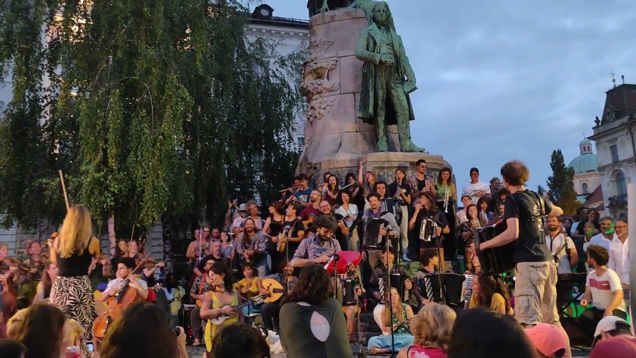 For Peace and Unity, Italian beautiful perform for Ethno histeria World orchestra, Ljubljana Si 2025