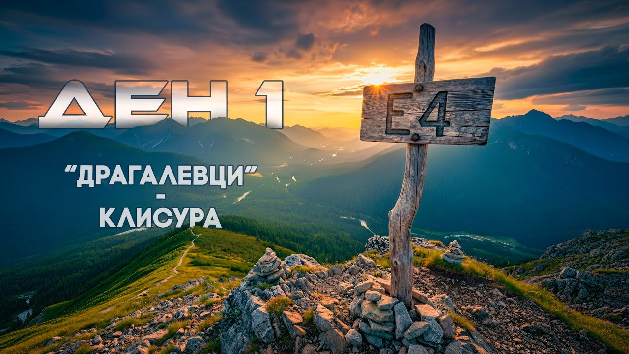 E4 - Пет планини, 2025 • Ден 1 - 