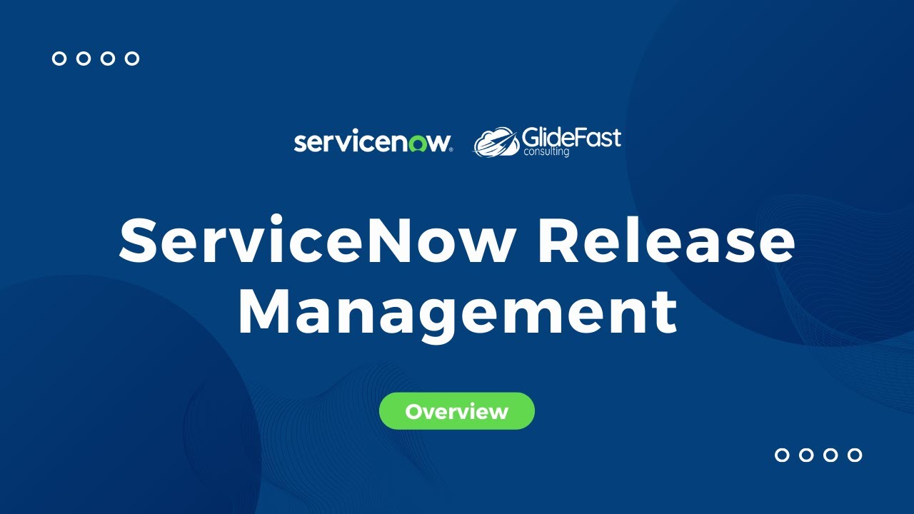 Демонстрация управления релизами ServiceNow