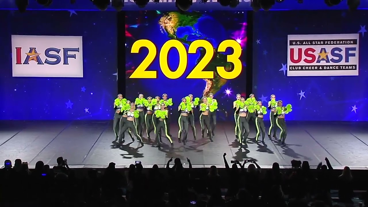 South Coast Freestyle - Senior Large Pom in Finals at The Dance Worlds 2023