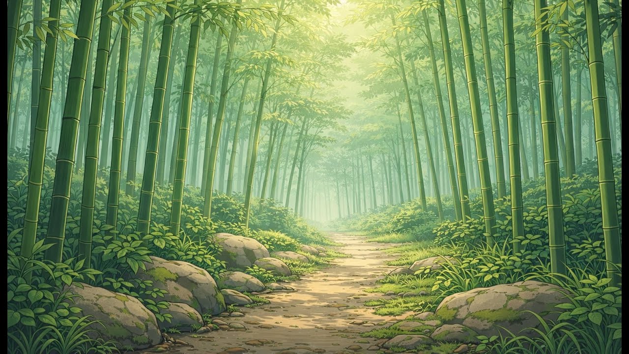 Bamboo Forest Lofi 🌿 Calm Beats to Study & Relax