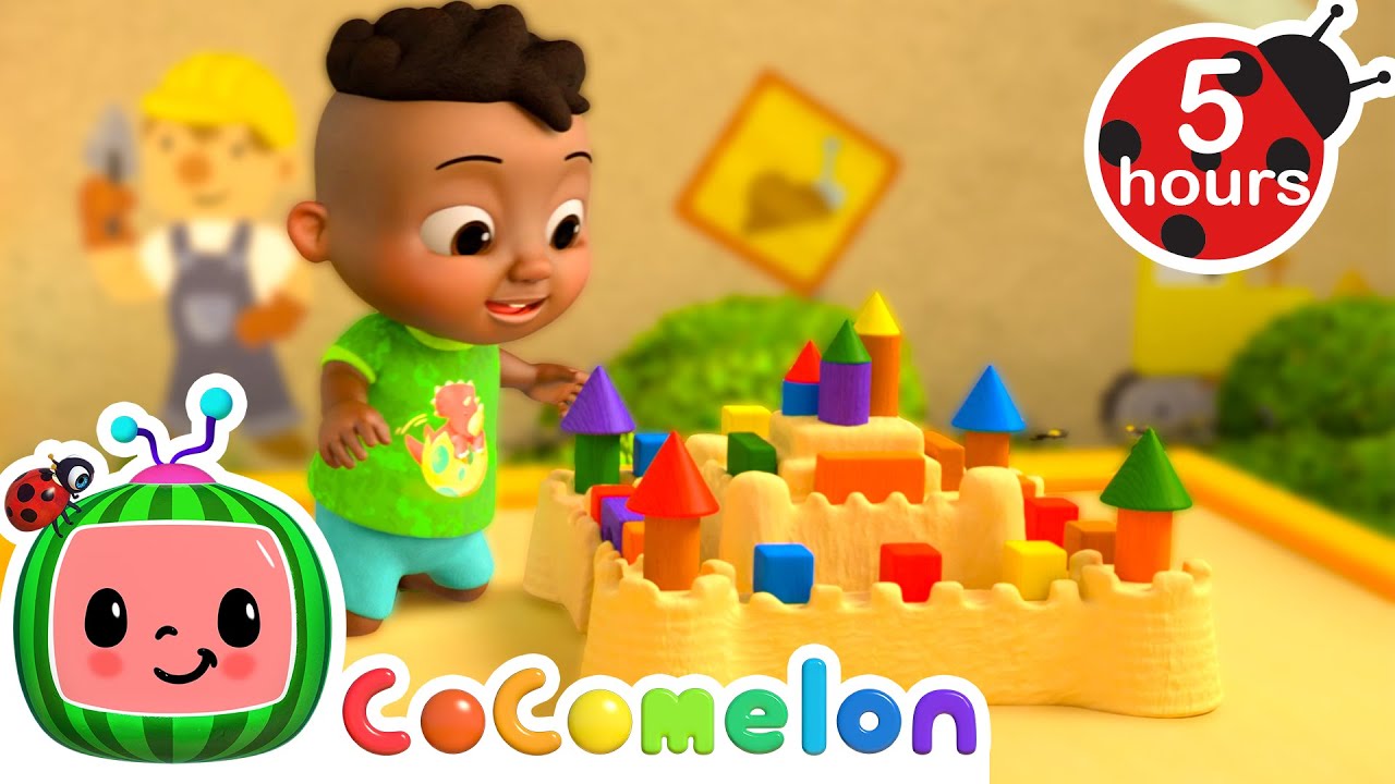 🌈Colorful Play Time Songs!🏰 | CoComelon - JJ's Animal Time | Moonbug Kids – Food & Family Cartoons