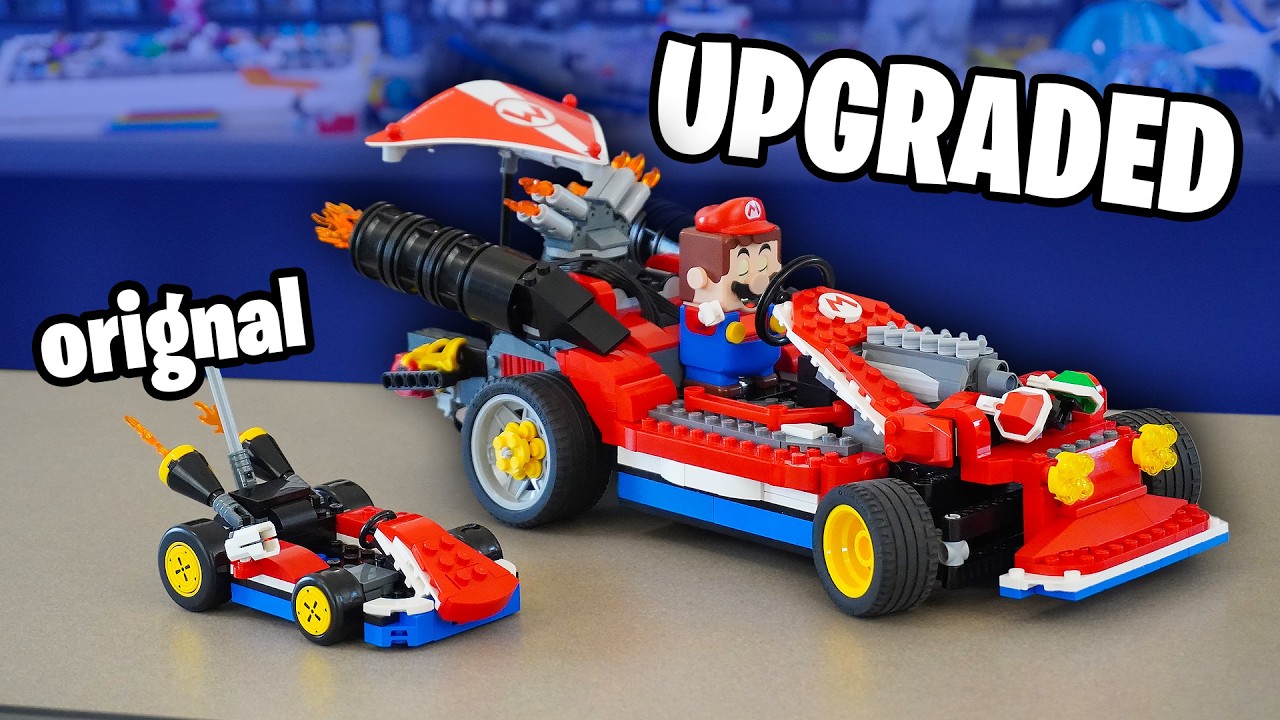 I UPGRADED Lego Mario Kart...