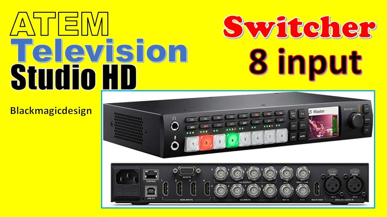 ATEM Television Studio HD - mixer video sdi hdmi mantap