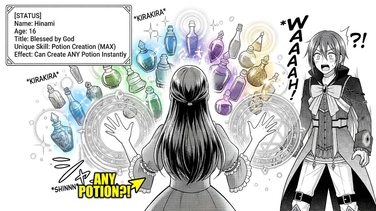 She REINCARNATES as a 16-Year-Old in Another World… but Her Skill Can CREATE ANY POTION!