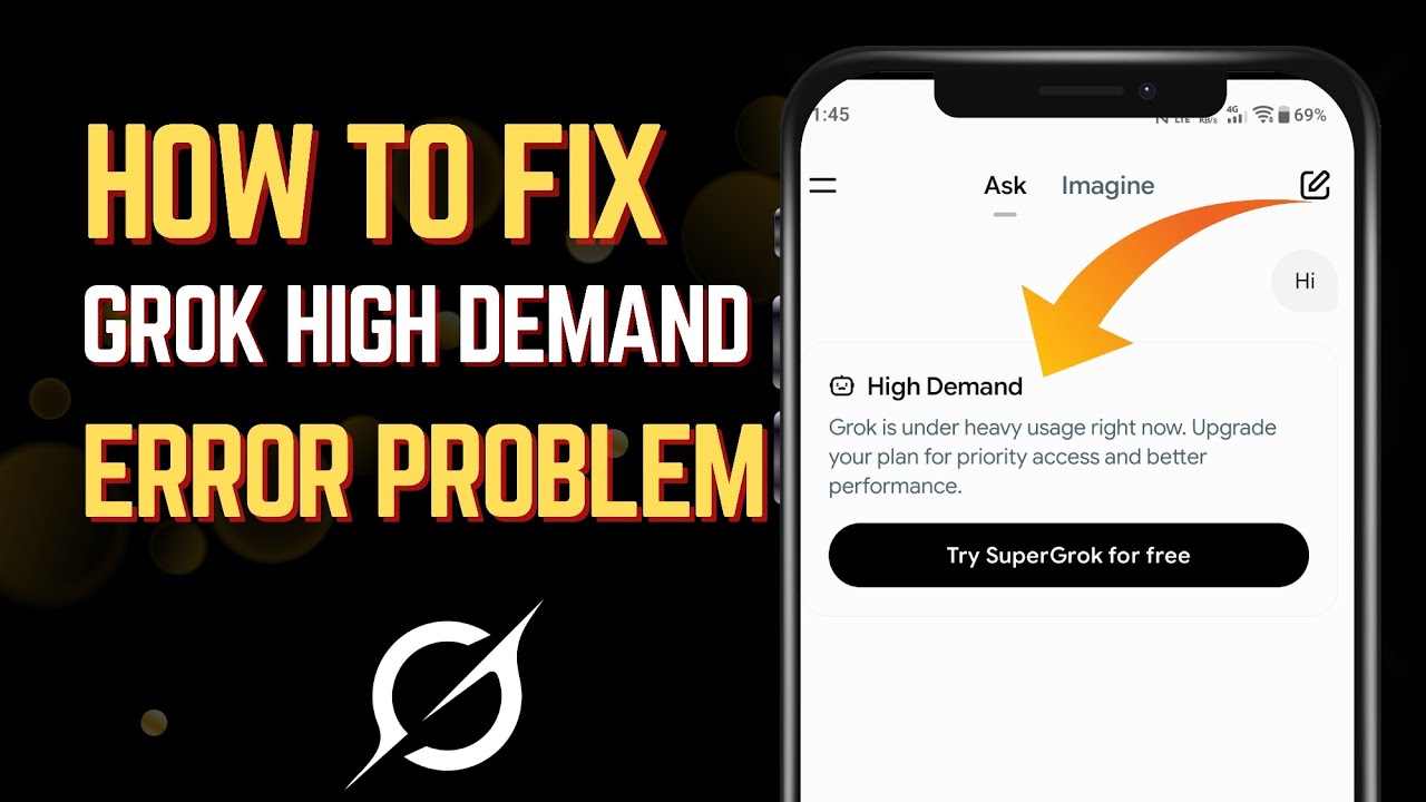 Grok High Demand Error Fix &ndash; Grok Not Responding Solution (2026)