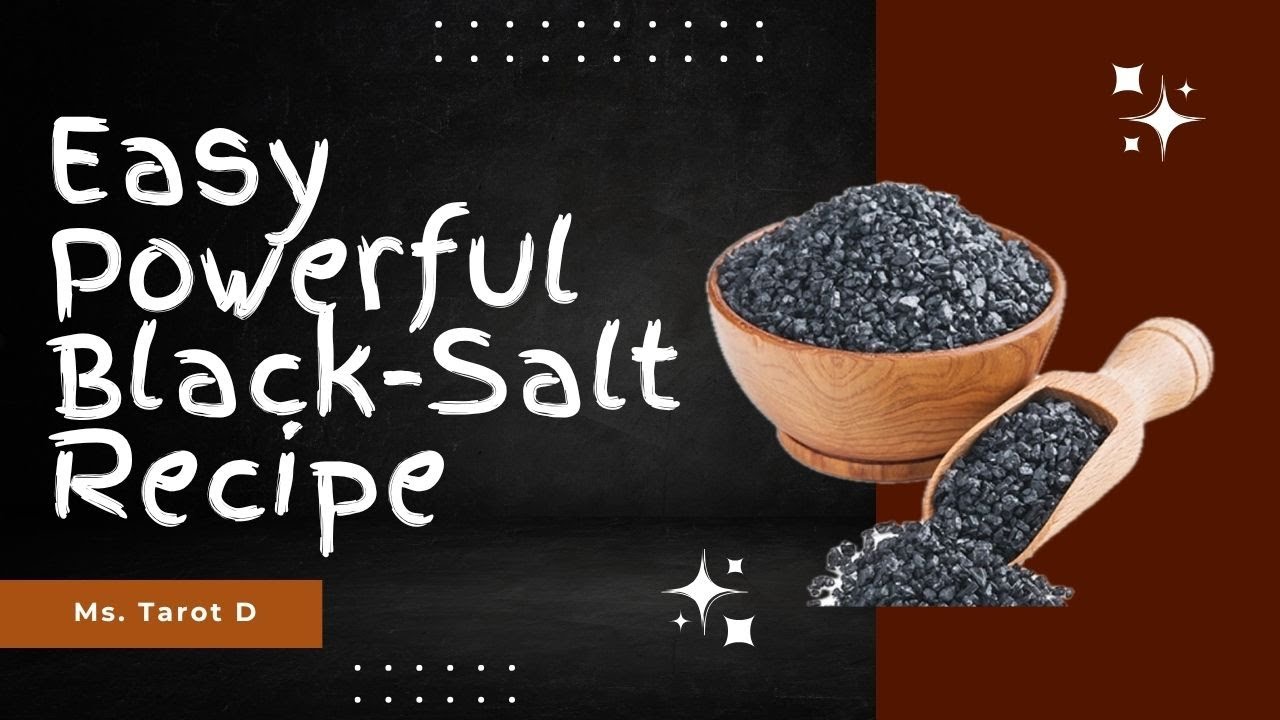 How To Make Easy and Powerful Black Salt #blacksalt