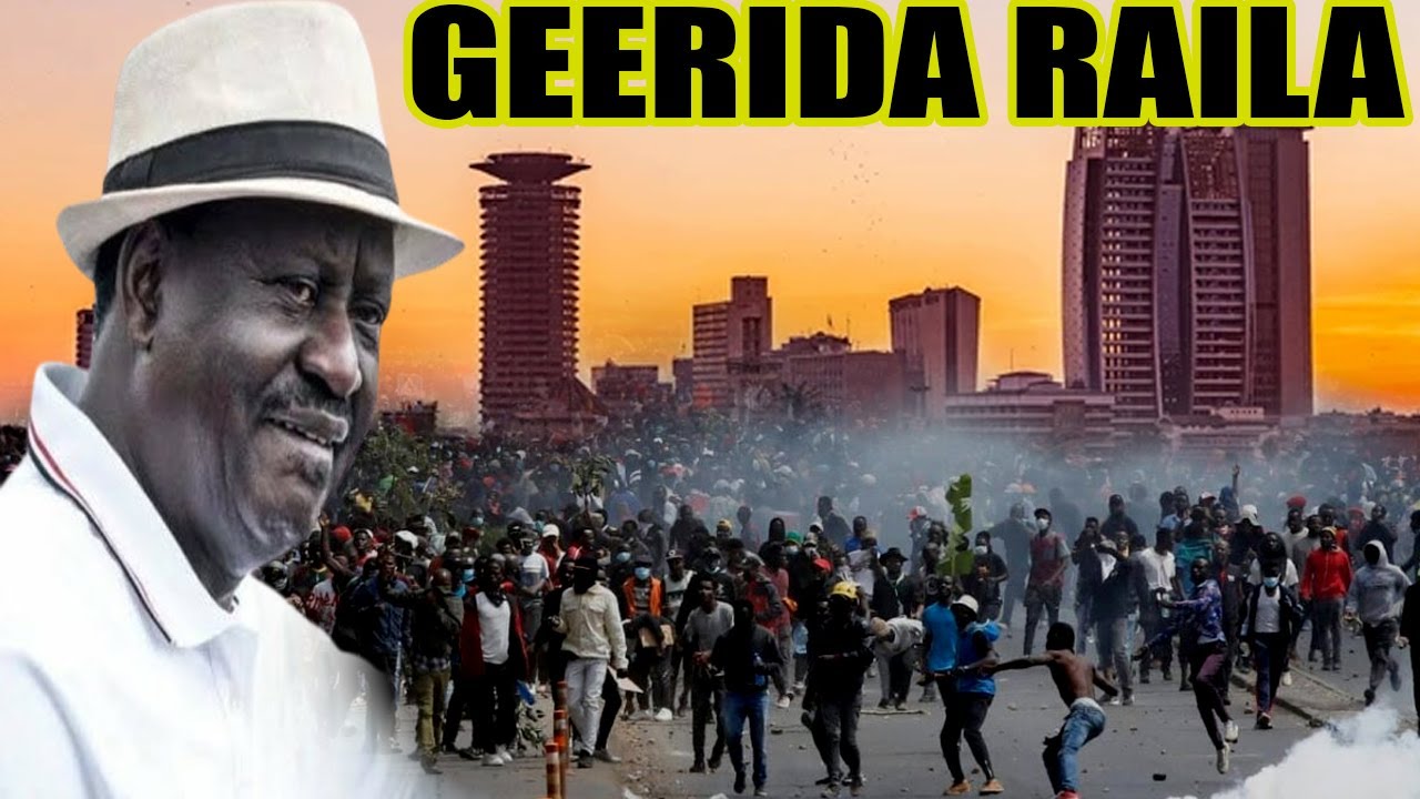 Geeri Deg deg Hogamiyahi Mucaradka Kenya Raila Odinga Kumanaan Shacab oo Iskuso Baxay, Mw Ruto oo