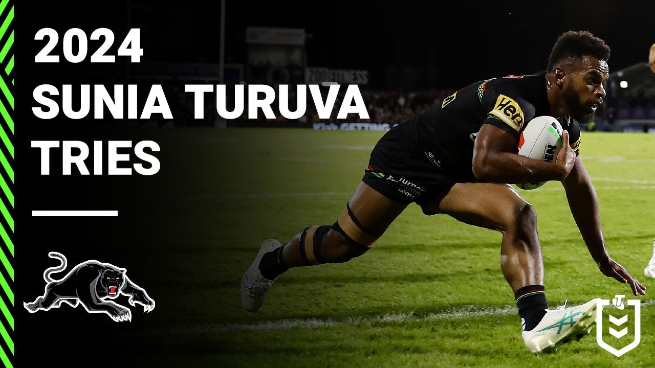 NRL Highlights | NRL 2024 | Sunia Turuva's Try-Scoring Season