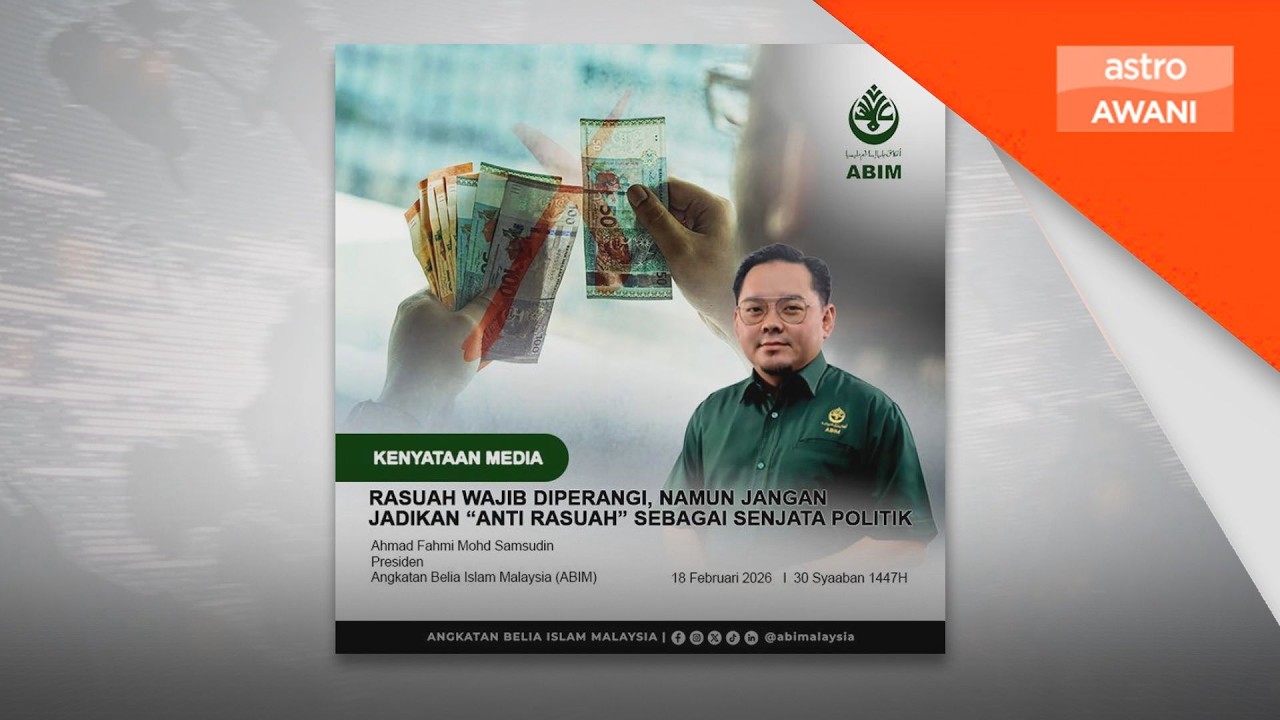 Hentikan budaya guna isu rasuah sebagai ugutan politik - ABIM