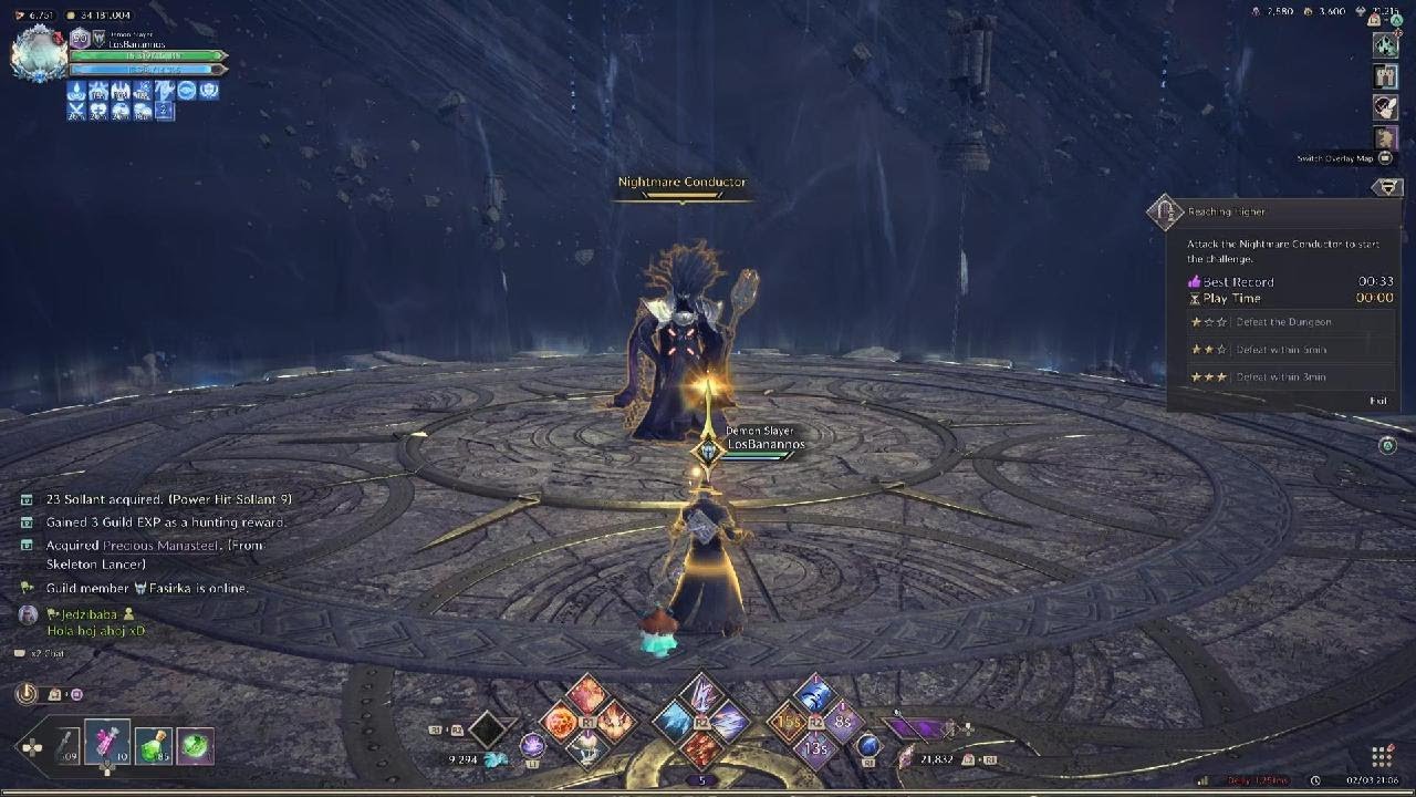 Throne And Liberty_Nightmare Conductor Staff/Wand 22 Seconds Record CZSK KNIGHTS Belandir
