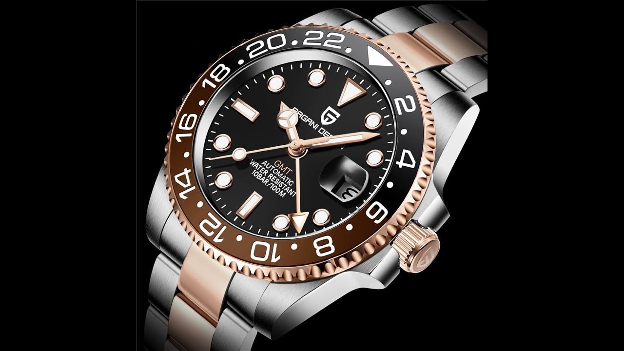 Обзор часов Pagani Design PD-1662 GMT (Root Beer Homage) в разрешении 4K