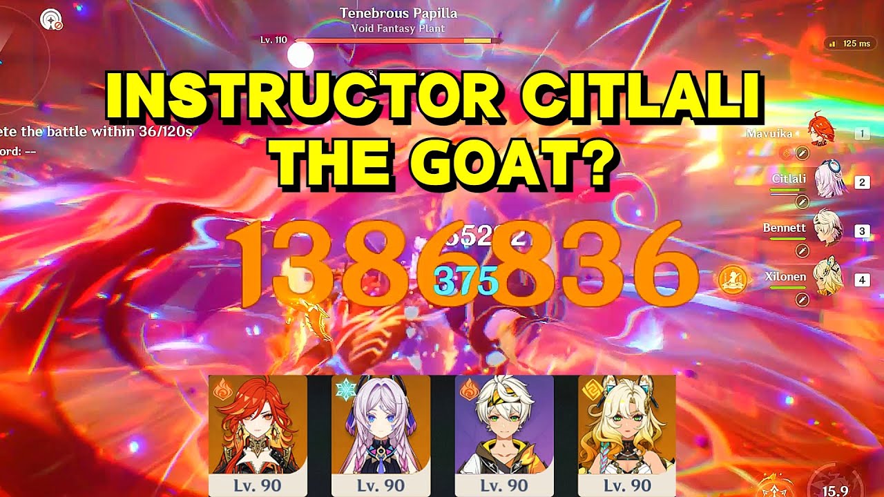I cleared the Dire Papilla with C0 Mavuika | Stygian Onslaught 5.8 Genshin Impact