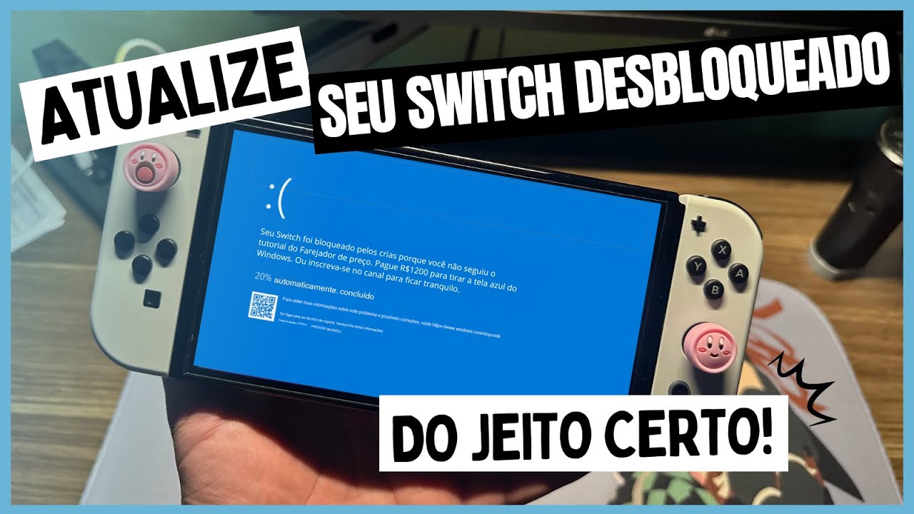 Como atualizar seu Switch desbloqueado do jeito certo! Não perca seu desbloqueio.
