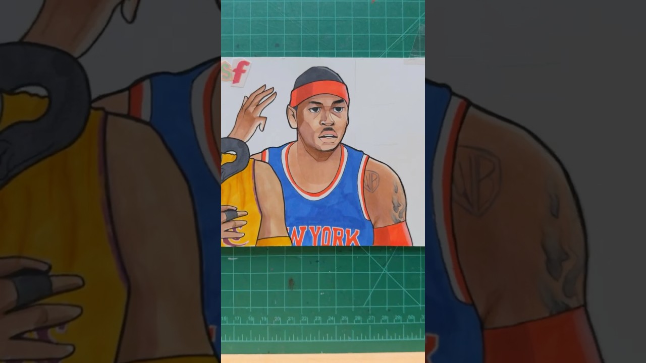 Drawing BEST 1v1 NBA Players! (PART 3) #shorts 🏀