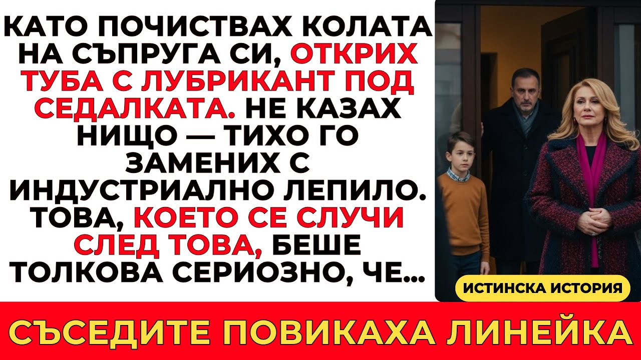 ЗАМЕНИХ ЛУБРИКАНТА НА СЪПРУГА СИ С ЛЕПИЛО — ТОВА, КОЕТО ПОСЛЕДВА, ПОТРЕСЕ ВСИЧКИ