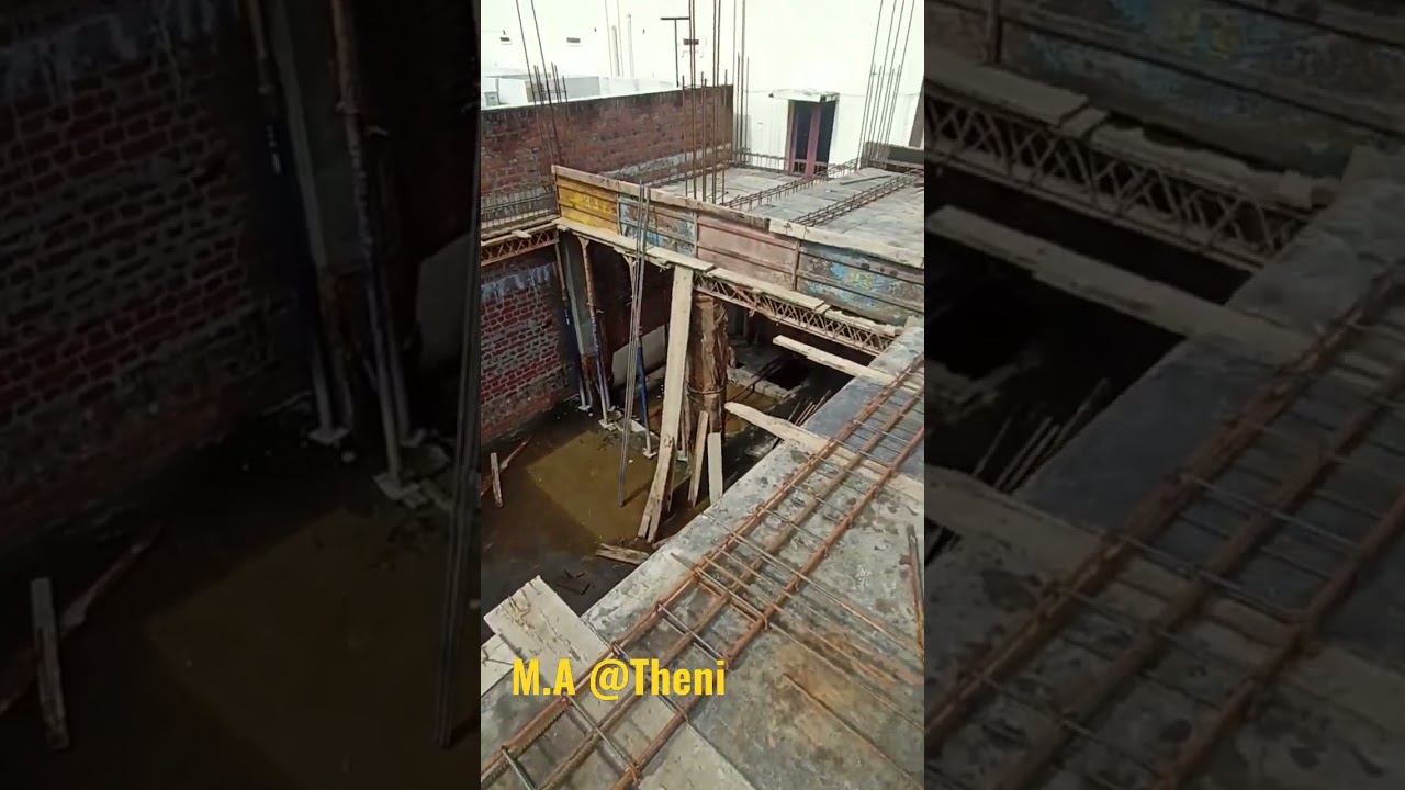 First floor roof reinforcement work